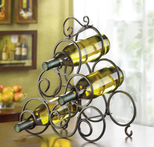 Scrollwork Wine Rack