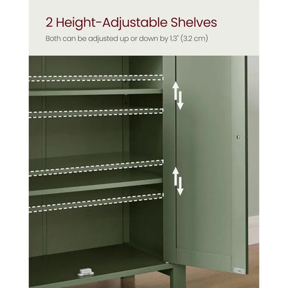 Adjustable 3-Tiered Freestanding Cabinet