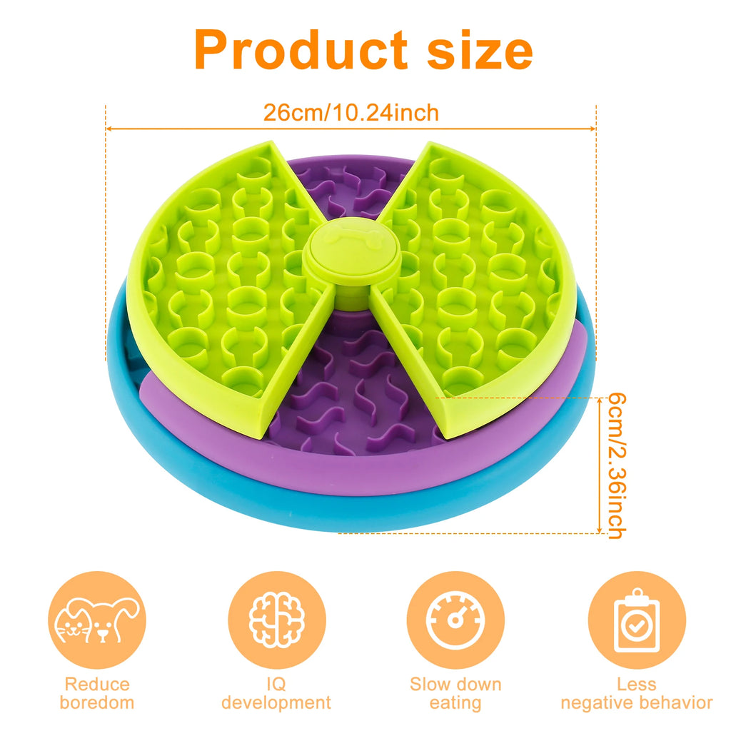 Dog Slow Feeder Pet Bowl