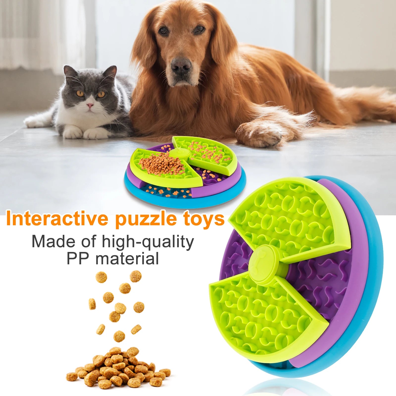 Dog Slow Feeder Pet Bowl
