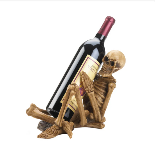 Skeleton Wine Bottle Holder