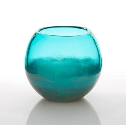 Aqua Fish Bowl Vases