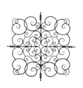 Square Fleur-de-Lis Wall Plaque