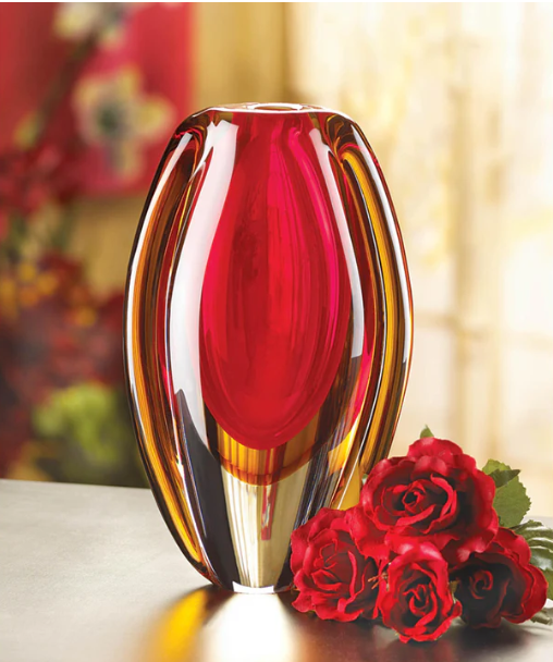 Sunfire Glass Vase