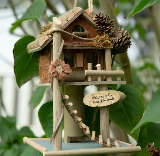 Tree House Bird Feeder