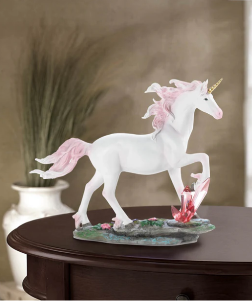 Unicorn Crystals Figurine