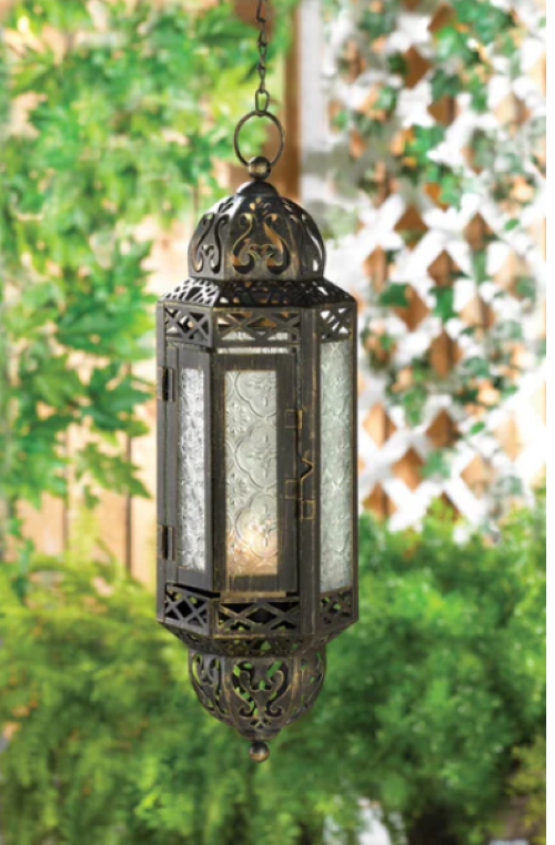 Victorian Hanging Candle Lantern