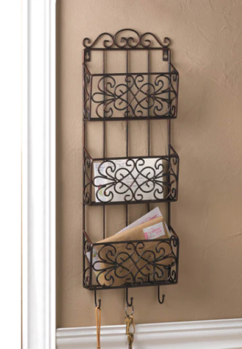 Vintage Charm Triple Wall Rack