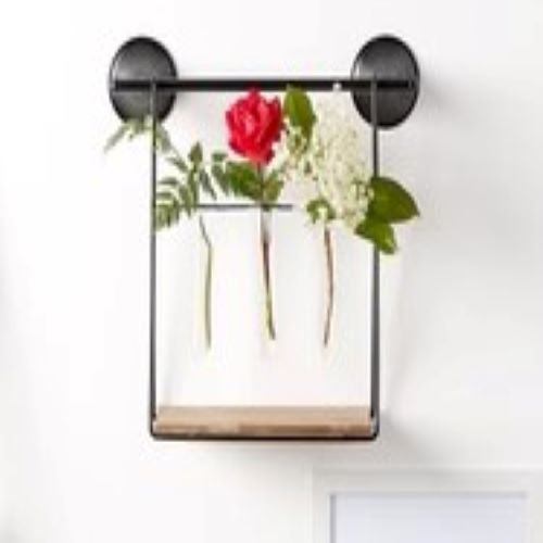 Wall Shelf with Vases