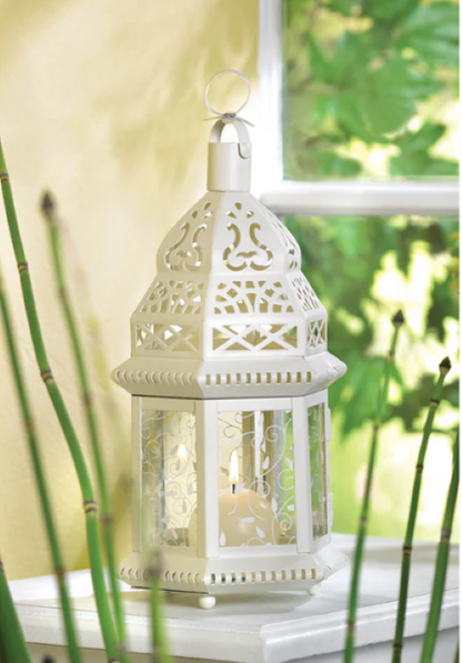 White Moroccan Lanterns