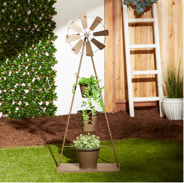 Windmill Plant Stand