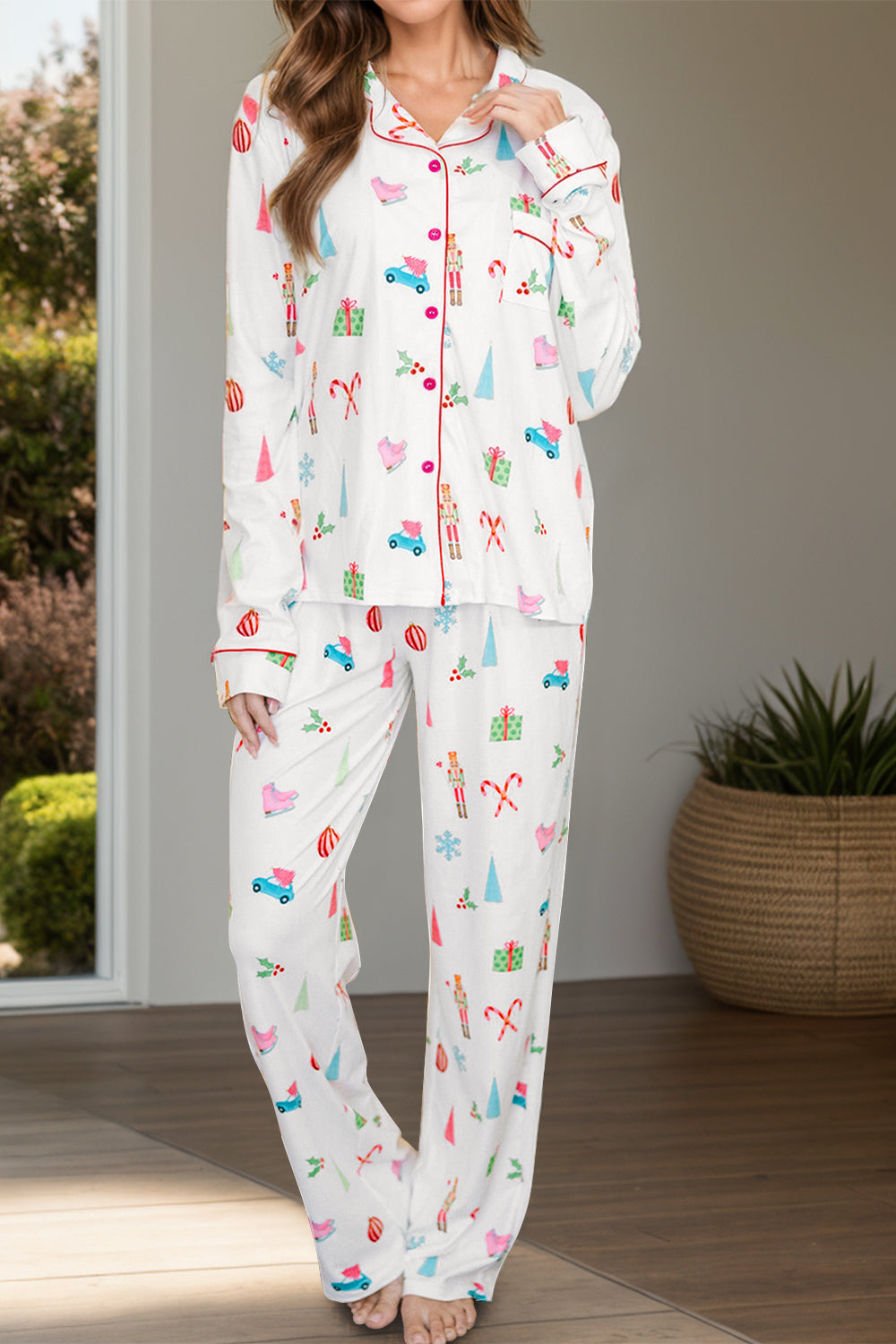 Winter Holiday Pajama Pants Set