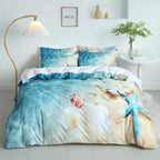 Beach Duvet Cover Set - Queen