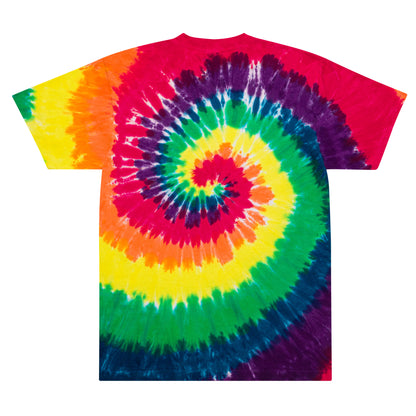 Embroidered "OK" Tie-dye T-Shirt