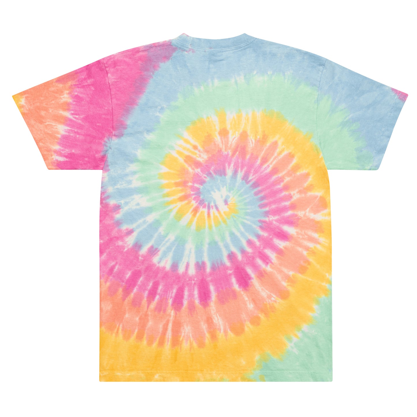 Embroidered "OK" Tie-dye T-Shirt