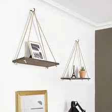 Hanging Wooden Shelves