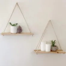 Hanging Wooden Shelves